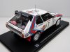 Масштабная модель Lancia Delta S4 #7 Победитель Ралли Монте-Карло 1986 Toivonen, Cresto, белый, красный 1:24 Altaya AAWRC018 ракурс 2