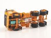 Масштабная модель Volvo F89 тягач с полуприцепом-рефрижератором KlegeFrance, охра с белым 1:43 Start Scale Models SSM7079 ракурс 8