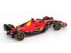 Масштабная модель Ferrari F1 Sf-23 Team Scuderia Ferrari Формула-1 #16 4-й Гран-при Италии в Монце 2023 Charles Leclerc, красный с чёрным и жёлтым 1:18 BBurago 18-16812-L-MONZA ракурс 2