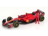 Масштабная модель Ferrari F1 Sf-23 Team Scuderia Ferrari #55 Формула-1 2023 Carlos Sainz красный с чёрным 1:24 BBurago 26809S