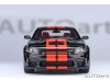 Масштабная модель Dodge Charger Hellcat Redeye Jailbreak Coupe 2023 черный с красным 1:18 AUTOart 71754 ракурс 3