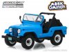 Масштабная модель Jeep Cj-5 Open (1972) - Mork &amp; Mindy, синий 1:43 GreenLight 86570
