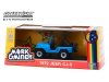 Масштабная модель Jeep Cj-5 Open (1972) - Mork &amp; Mindy, синий 1:43 GreenLight 86570 ракурс 3