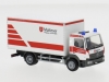 Масштабная модель Mercedes-Benz Atego GW-L Malteser Darmstadt (2019) белый с красным (Мальтийская служба помощи) 1:87 Rietze 72516 ракурс 2