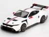 Масштабная модель Ford Mustang GTD Spirit of America 2025 белый с красным 1:64 Mini GT MGT01097BL