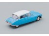 Масштабная модель Citroen DS19 голубой с белым 1:87 Busch 48025 ракурс 2