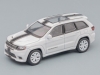 Масштабная модель Jeep Grand Cherokee Trackhawk Black Stripe 2019 белый с черным 1:64 JKM JV64031WS