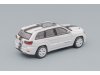 Масштабная модель Jeep Grand Cherokee Trackhawk Black Stripe 2019 белый с черным 1:64 JKM JV64031WS ракурс 2