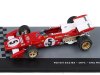 Масштабная модель Ferrari F1 312 B2 #5 Season 1971 Clay Regazzoni, красный с белым 1:43 Altaya MX7ALA0057 ракурс 2