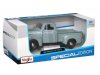 Масштабная модель Ford F1 Pick up 1948 (1/25) пикап серо-голубой 1:24 Maisto 31935GY ракурс 3