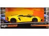 Масштабная модель Lamborghini Aventador LP700-4 жёлтый 1:24 Maisto 31362 ракурс 5