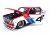 Масштабная модель Datsun 510 BRE #46 John Morton, красный с белым 1:24 Maisto 32532 ракурс 2