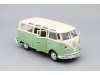 Масштабная модель Volkswagen Samba 1962 (1/25) светло-зелёный с белым 1:24 Maisto 31956GN ракурс 3
