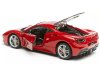 Сборная модель Ferrari 488 GTB Coupe 2015 красный 1:24 Maisto 39131RED-KIT ракурс 3