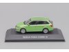 Масштабная модель Skoda Fabia III Combi 2015 зелёный 1:43 DeAgostini SKOP075 ракурс 3