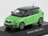 Масштабная модель Skoda Fabia RS II 2010 зелёный с чёрным 1:43 DeAgostini SKOP116