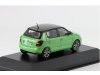 Масштабная модель Skoda Fabia RS II 2010 зелёный с чёрным 1:43 DeAgostini SKOP116 ракурс 2