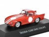 Масштабная модель Skoda 1100 OHC Coupe 1959 красный с белым 1:43 DeAgostini SKOP061