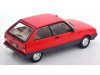 Масштабная модель Citroen Axel 12 TRS 1990 красный с серым 1:18 Triple9 T9-1800336 ракурс 2