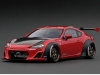 Масштабная модель Toyota 86 LB Nation Full Complete ver. 1, красный металлик с чёрным 1:18 Ignition Model 2670