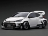 Масштабная модель Toyota Pandem GR Toyota Yaris (4BA) белый с чёрным 1:18 Ignition Model 2900