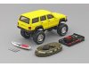 Масштабная модель Jeep Cherokee BigFoot с аксессуарами жёлтый 1:64 Xcartoys Y188 ракурс 2