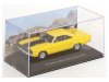 Масштабная модель Plymouth Road Runner (1970) жёлтый с чёрным 1:43 Altaya 108444 ракурс 3