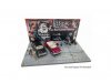 Масштабная модель миниатюрная диорама Street Art LA Lowrider 1:64 American Diorama AD2423 ракурс 3
