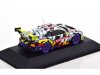 Масштабная модель Porsche 911 GT3 R #8 24 часа Нюрбургринга 2019 белый с чёрным 1:43 IXO LEGT43012 ракурс 2