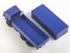 Масштабная модель KAMAZ-53501 бортовой с тентом, синий 1:43 Start Scale Models SSM1654 ракурс 5