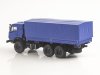 Масштабная модель KAMAZ-53501 бортовой с тентом, синий 1:43 Start Scale Models SSM1654 ракурс 4