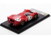 Масштабная модель Ferrari 330 P4 4.0L V12 Команда Sefac #24 2-й 24 часа Дейтоны 1967 Ludovico Scarfiotti, Mike Parkes, красный 1:43 LookSmart LSRC162 ракурс 2