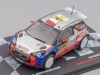 Масштабная модель Citroen DS3 RRC #74 R.Kubica-M.Baran, серебристый, красный, синий 1:43 DeAgostini RALLYC036