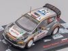 Масштабная модель Ford Fiesta WRC #24 Ралли Мексики 2015 серый с белым 1:43 DeAgostini RALLYC031