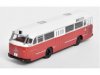 Масштабная модель Magirus Saturn II Feuerwehr Hamburg 1960 красный с белым 1:87 Brekina 59525 ракурс 2