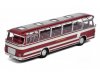 Масштабная модель Neoplan NH 12 DB 22-194 красный с серебристым 1:87 Brekina 58283 ракурс 2