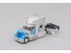 Масштабная модель International Lonestar 2010 седельный тягач серебристый с синим 1:87 Brekina 85831 ракурс 3