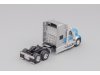 Масштабная модель International Lonestar 2010 седельный тягач серебристый с синим 1:87 Brekina 85831 ракурс 2