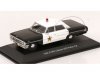 Масштабная модель Ford Galaxie 500 Police 1964 полиция, белый с черным 1:43 Iconic Replicas 43-0364