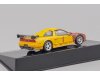 Масштабная модель Acura NSX (1990-2005) из к/ф Форсаж (Fast &amp; Furious) жёлтый с коричневым 1:43 Altaya M4069-65 ракурс 2