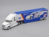 Масштабная модель Kenworth T2000 (2001) седельный тягач с полуприцепом, белый с синим 1:43 Altaya M2276-63