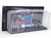 Масштабная модель Western Star 5700 XE 2016 седельный тягач синий с красным 1:43 Altaya TTC018 ракурс 3