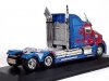 Масштабная модель Western Star 5700 XE 2016 седельный тягач синий с красным 1:43 Altaya TTC018 ракурс 2