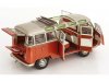 Масштабная модель Volkswagen T1 Samba 1962 медный с серебристым 1:18 Schuco 451180007 ракурс 4