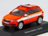 Масштабная модель SKODA Karoq 2017 Пожарная охрана Крнов, красный с серебристым 1:43 DeAgostini SKOP123