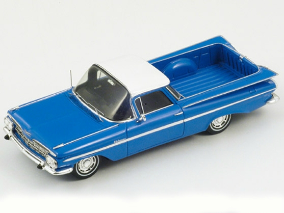 1959 Chevrolet Impala El Camino Blue 1:43 Scale Model Spark S2906