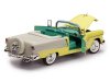 Масштабная модель Chevrolet Bel Air Convertible 1955 Harvest Gold &amp; India Ivory (желтый с бежевым) 1:18 Auto World AMM1285 ракурс 7
