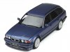 Масштабная модель BMW Alpina E34 B10 4.0 Touring 1995 синий ракурс 2