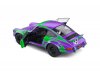 Масштабная модель Porsche 911 RSR #3 1973 Hippie Tribute фиолетовый/зеленый 1:18 Solido S1801117 ракурс 3
