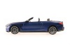 Масштабная модель BMW M4 Cabriolet - 2020 F83 матовый синий металлик 1:18 Minichamps 155021030 ракурс 3